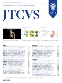 Journal of Thoracic and Cardiovascular Surgery