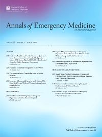 Annals of Emergency Medicine