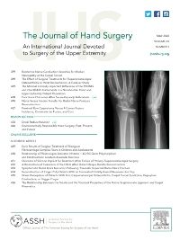 The Journal of Hand Surgery