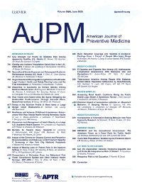 American Journal of Preventive Medicine