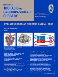 Seminars in Thoracic and Cardiovascular Surgery: Pediatric Cardiac Surgery Annual