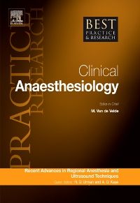 Best Practice & Research: Clinical Anaesthesiology