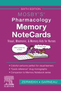 Mosby's Pharmacology Memory NoteCards