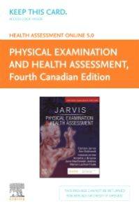 Health Assessment Online 5.0 for Jarvis's Physical Examination and Health Assessment(User Guide and Access Code)