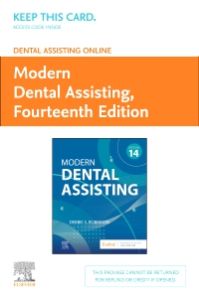 Dental Assisting Online for Modern Dental Assisting (Access Card)