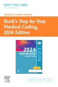 Buck's Medical Coding Online for Step-by-Step Medical Coding, 2024 Edition-Access Card