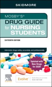 Mosby’s Drug Guide for Nursing Students with 2026 Update