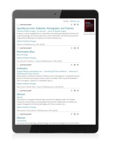 clinicalkey surgery screenshot
