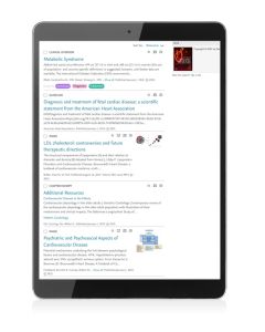 clinicalkey cardiovascular disease extended screenshot
