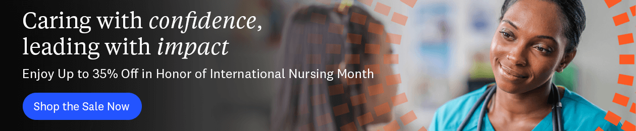 International Nurses Month. Caring with confidence, leading with impact. Enjoy up to thirty-five percent off in honor of International Nurses Month. International Nurses Month. Caring with confidence, leading with impact. Enjoy up to thirty-five percent off in honor of International Nurses Month.