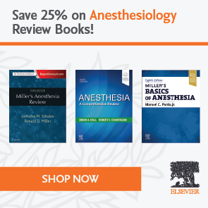 Save twenty-five percent on Anesthesiology Review Books!